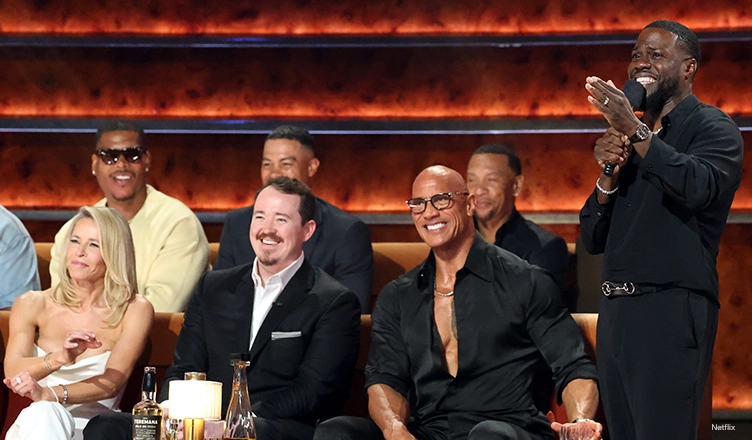 The Roast of Kevin Hart took place on Sunday, May 10, 2026 at the Kia Forum in Los Angeles (Credit: Netflix)