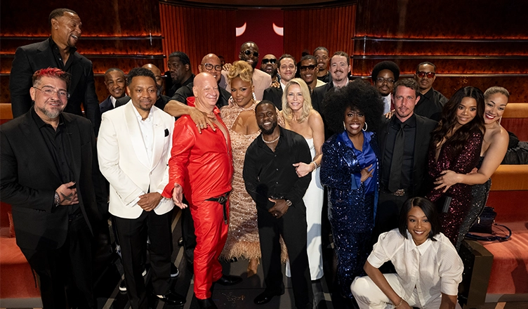 Kevin Hart and the celebrity guests The Roast of Kevin Hart of Sunday, May 10, 2026. (Credit: Netflix)