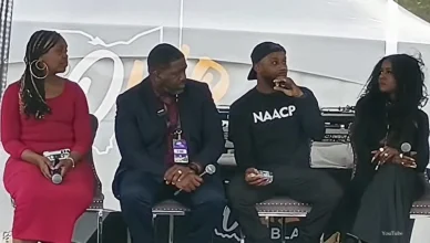 NAACP official speaks at 2026 Ohio Black Expo on May 23, 2026. (Credit: YouTube/African Diaspora News Channel)
