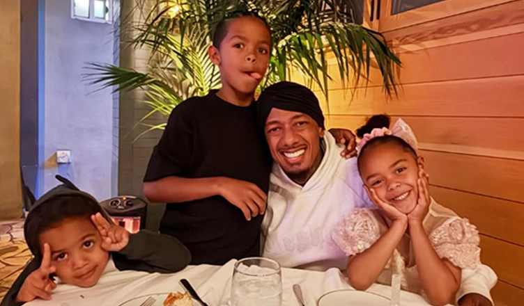 Nick Cannon posted this picture with his children to Instagram on April 26, 2026. (Credit: Instagram/Nick Cannon)