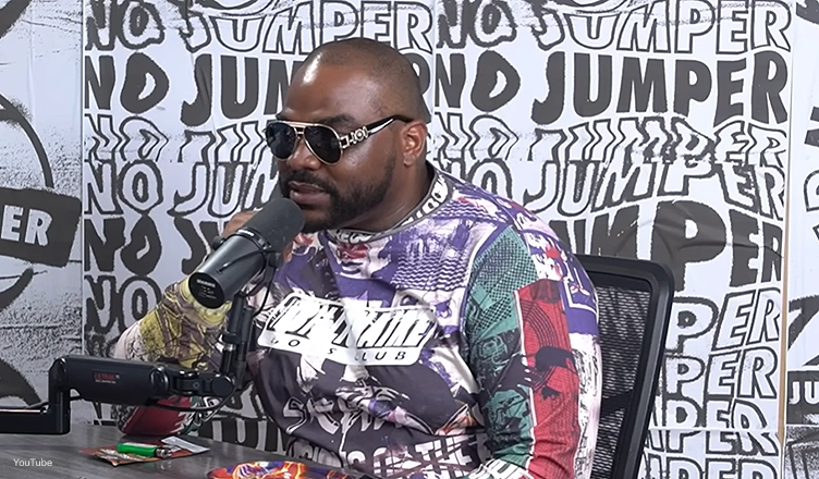 Yung Ant Jefe on the No Jumper podcast. (Credit: YouTube/No Jumper)