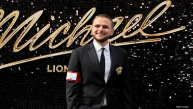 Prince Jackson attends Lionsgate’s "Michael" Los Angeles premiere at Dolby Theatre on April 20, 2026 in Los Angeles. (Credit: Savion Washington/Getty Images for Lionsgate)