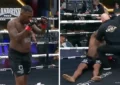 Ray J was knocked out during a celebrity MMA match with YouTuber Supa Hot Fire in Las Vegas on Saturday, May 23. (Credit: YouTube/Adin Live)