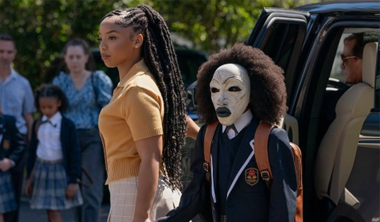 Chloe Bailey leads the cast of Strung. (Credit: Peacock)