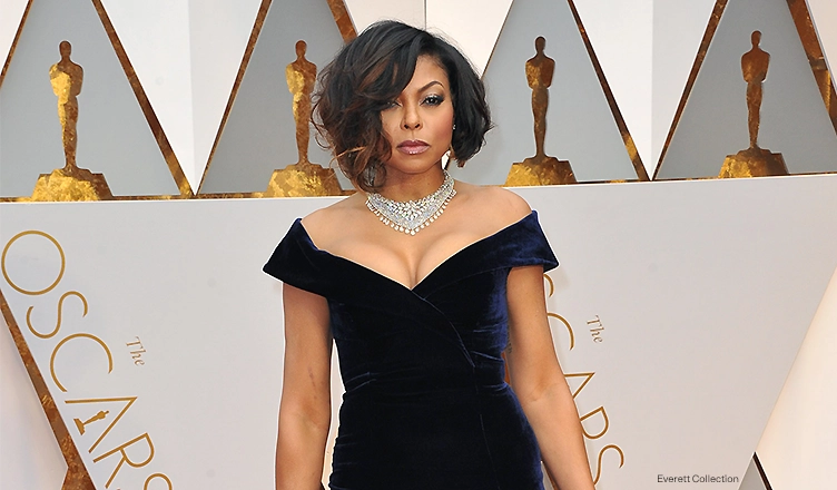 Taraji P. Henson (wearing Alberta Ferretti) at arrivals for The 89th Academy Awards Oscars 2017 - Arrivals 1, The Dolby Theatre at Hollywood and Highland Center, Los Angeles, CA February 26, 2017. Photo By: Elizabeth Goodenough/Everett Collection