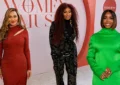 (L-R) Tina Knowles, Chaka Khan and Kelly Rowland are shown on the red carpet at the 2026 Black Women in Music Dinner presented by The Connie Orlando Foundation on June 12, 2026 at the Audrey Irmas Pavilion in Los Angeles. (Credit: Robin L Marshall/Getty Images for The Connie Orlando Foundation)