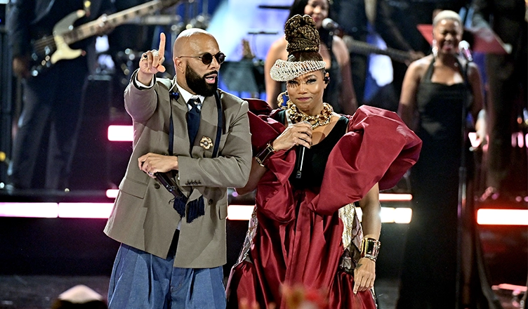 Common and Queen Latifah perform onstage during the BET Awards 2026 at Peacock Theater on June 28, 2026 in Los Angeles, California. (Photo by Paras Griffin/Getty Images for BET)