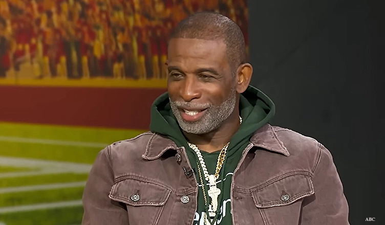 Deion Sanders shared an update on his cancer journey during an interview on Good Morning America, June 9, 2026. (Credit: ABC)