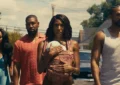 L-R: DomiNque Perry as Aja, Bryan Terrell Clark as Mr. Tea, Diarra Kilpatrick as Diarra Brickland, and Shannon Wallace as Chris in Diarra From Detroit, episode 2, season 2, streaming on Paramount+, 2026. Photo Credit: BET/Paramount+