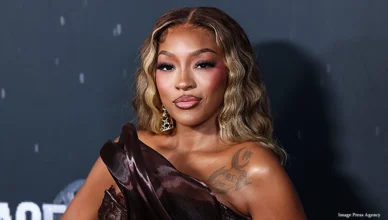 Drew Sidora arrives at the Los Angeles Premiere Of 'Run' held at the TCL Chinese Theatre IMAX on August 27, 2025 in Hollywood, Los Angeles, California. -Photo by Image Press Agency