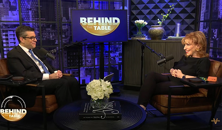 Joy Behar said she'd like to see Vice President JD Vance return to 'The View' while speaking on the 'Behind the Table' podcast. (Credit: YouTube/ABC)
