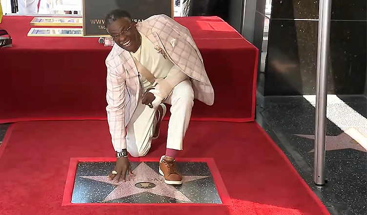 Keith David was honored with a star on the Hollywood Walk of Fame on Thursday, June 4, 2026. (Credit: YouTube/Hollywood Walk of Fame)