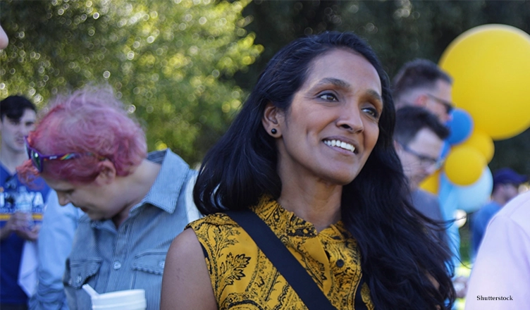 Los Angeles-March 8th 2026: Los Angeles City Council member Nithya Raman officially launches her bid to become Los Angeles Mayor. The official campaign launch event took place in Sherman Oaks. (Credit: Shutterstock)