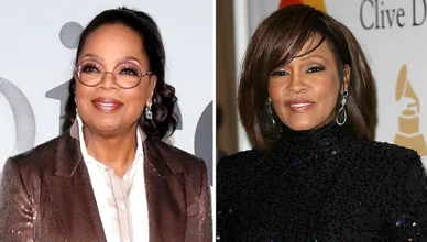 Oprah Winfrey and Whitney Houston (Credit: Deposit Photos)