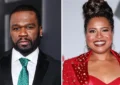 50 Cent and Courtney A Kemp (Credit: Shutterstock)
