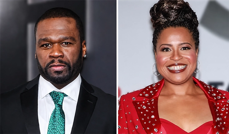 50 Cent and Courtney A Kemp (Credit: Shutterstock)