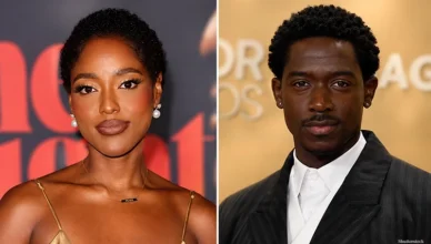 Arsema Thomas and Damnson Idris (Credit: Shutterstock)