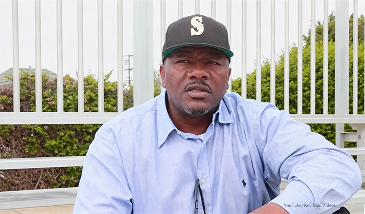 Big U sat down for a 2017 interview with YouTube channel Kev Mac Videos (Credit: YouTube/Kev Mac Videos)