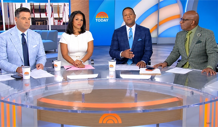 Craig Melvin addressed the Today show security breach on the Friday, July 17, 2026 broadcast. (Credit: NBC)