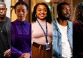 2026 Emmy Nominees include (L-R) Sterling K. Brown, Chase Infiniti, Quinta Brunson, Yahya Abdul-Mateen II, and Zendaya.