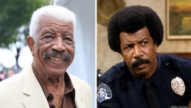 Hal Williams at a red carpet event and on Sanford and Son. (Credit: IMDb and YouTube)