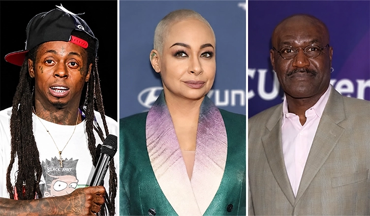 Lil Wayne, Raven-Symoné, and Delroy Lindo will receive a star on the Hollywood Walk of Fame in 2027. (Credit: Shutterstock and Getty Images)