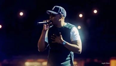 Jay-Z performs on night 2 of his Yankee Stadium concert series, on July 11, 2026. (Credit: Apple Music/Instagram)
