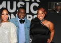 (L-R) Erica Campbell, Warryn Campbell, Tina Campbell and an inset of Diddy. (Credit: Getty Images for Black Music Honors 2022 and YouTube)