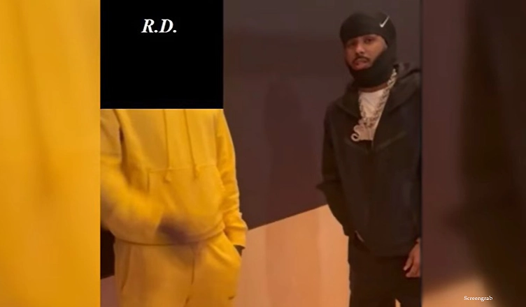 A video introduced into evidence appears to show rapper Pooh Shiesty demanding music mogul Gucci Mane release him from a recording contract. (Credit: U.S. Attorney's Office, Northern District of Texas)