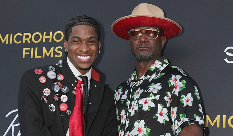 Q Shamar Stenline, aka SwagBoyQ, Taye Diggs at the Microhouse Films Hosts Launch Event For New Vertical Storytelling Platform at the SRGN Studios on July 7, 2026 in Los Angeles, CA (Credit: Deposit Photos)