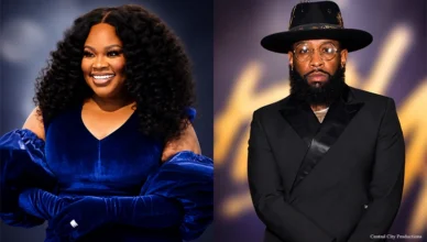 Tasha Cobbs Leonard and Pastor Mike Jr. (Credit: Central City Productions)