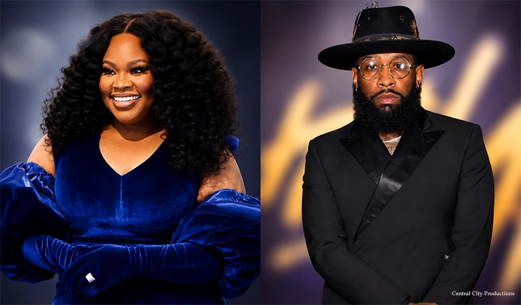 Tasha Cobbs Leonard and Pastor Mike Jr. (Credit: Central City Productions)