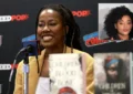 'Children Of Blood And Bone' author Tomi Adeyemi with an inset of actress Amandla Stenberg. (L-R Credit: Jason Mendez/Getty Images for ReedPop and Deposit Photos)