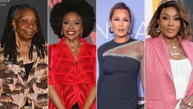 The new Netflix film "Women Like Us" will star (L-R) Whoopi Goldberg, Jenifer Lewis, Vanessa Williams and Vivica A. Fox (Credit: Popular Images)