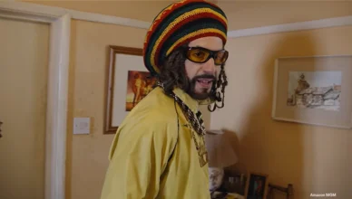 An image from the Ali G: Who Iz I? trailer (Credit: Amazon MGM Studios)