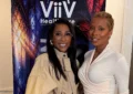 Dr. Jackie Walters and Eva Marcille at ViiV Healthcare’s NABJ Plenary Separation of Church & Sex: Faith and the Fight Against HIV at NABJ 2026 in Atlanta on August 14, 2026. (Credit: ViiV Healthcare)