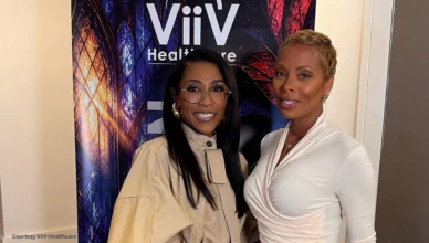 Dr. Jackie Walters and Eva Marcille at ViiV Healthcare’s NABJ Plenary Separation of Church & Sex: Faith and the Fight Against HIV at NABJ 2026 in Atlanta on August 14, 2026. (Credit: ViiV Healthcare)