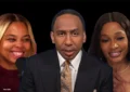 Jemelle Hill, Stephen A. Smith and Cari Champion (Credit: YouTube)