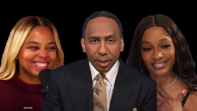 Jemelle Hill, Stephen A. Smith and Cari Champion (Credit: YouTube)
