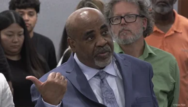 Duane "Keefe D" Davis expressed frustration in a Las Vegas courtroom on Friday, Aug. 21, 2026. (Credit: YouTube/8 News Now - Las Vegas)