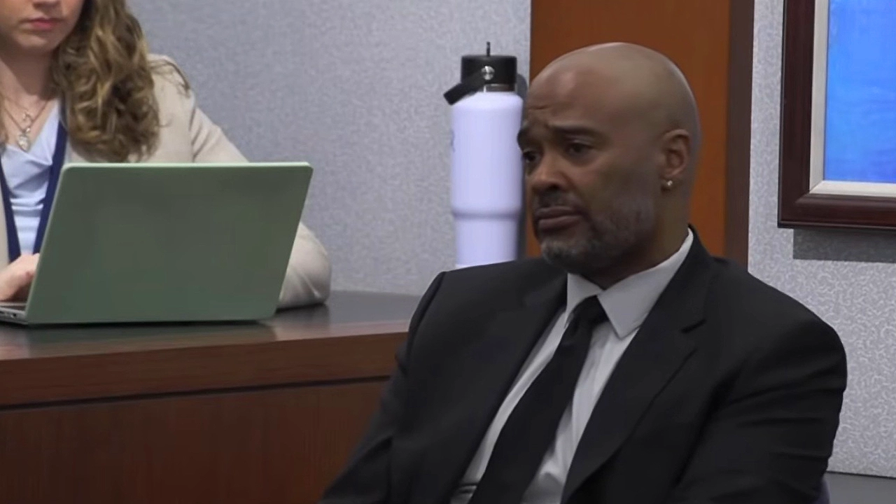 Retired LAPD detective Daryn Dupree took the stand in the Tupac Shakur murder trial on August 19, 2026 (Credit: YouTube/Meghann Cuniff)