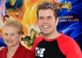 Perez Hilton and his mother at the "Goosebumps 2: Haunted Halloween" Special Screening at the Sony Pictures Studios on October 7, 2018 in Culver City, CA — Photo by Popular Images
