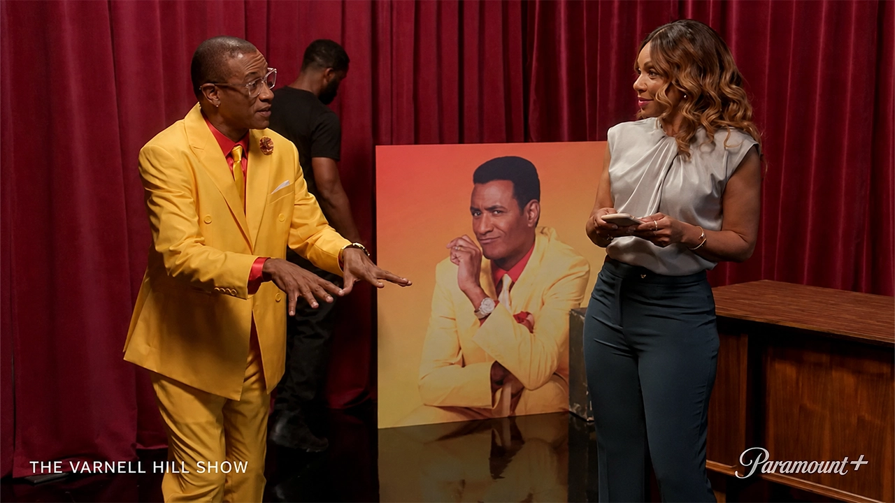 Tommy Davidson and Wendy Raquel Robinson in The Varnell Hill Show (Credit: Paramount+)