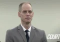 Caleb Flynn, a singer and music worship leader, who gained national prominence on American Idol, was found guilty of killing his wife Ashley Flynn on Tuesday, Sept. 29, 2026. (Credit: Court TV)