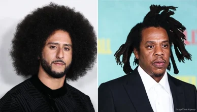 Colin Kaepernick and Jay Z (Credit: Image Press Agency