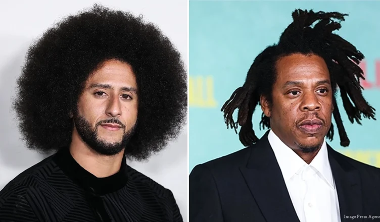 Colin Kaepernick and Jay Z (Credit: Image Press Agency