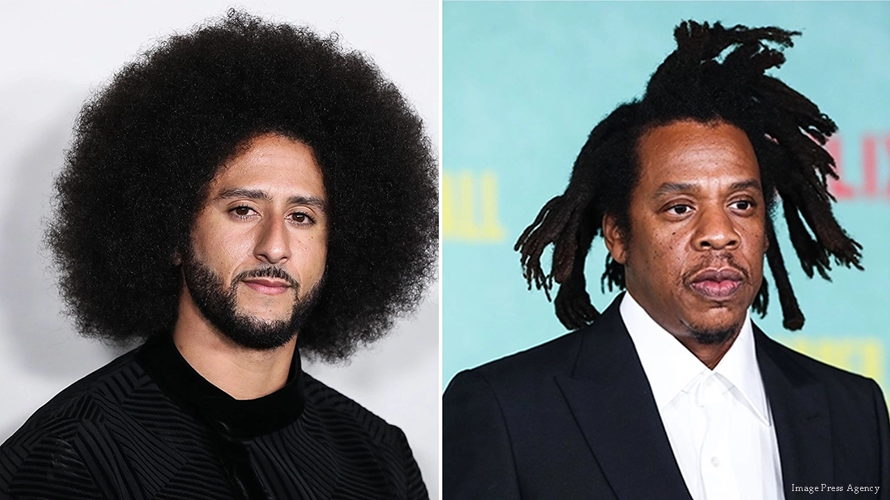 Colin Kaepernick and Jay Z (Credit: Image Press Agency