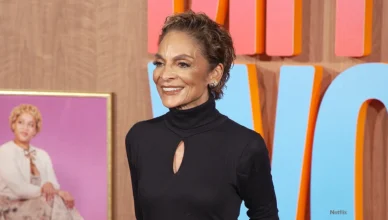 Jasmine Guy attends the Atlanta Celebration & Screening Event for A Different World reboot on Morehouse College’s campus in Atlanta, Georiga on September 21, 2026. (Credit: Netflix)