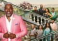 Lamman Rucker and the cast of Why Did I Get Married Again. (Credit: Netflix)