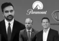 (L-R) New York City Mayor Zohran Mamdani, California Attorney General Rob Bonta, and Paramount Skydance CEO David Ellison are shown with the Paramount and Warner Bros. logos in a composite image made with Photoshop. (Credit: Shutterstock and Getty Images)